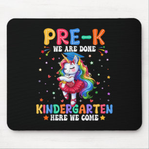 Preschool Graduation 2025 Pre-k Graduate Girls Uni Mouse Mat