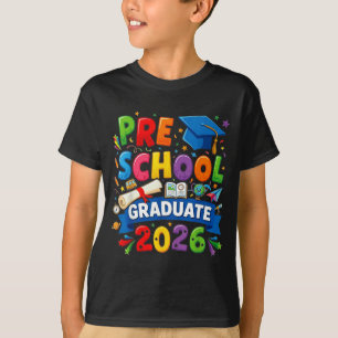 Preschool graduation 2026 pre-k graduate kids boys T-Shirt