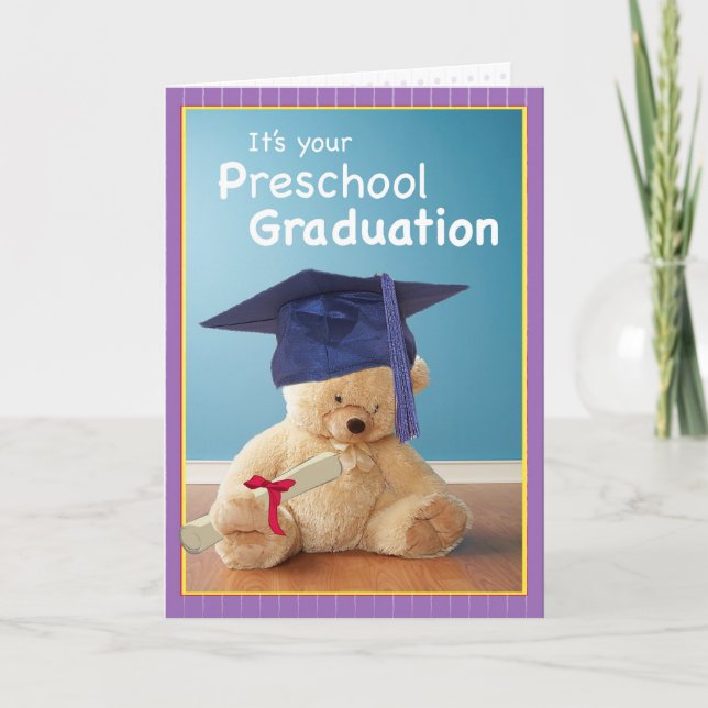 Preschool Graduation Card (Front)