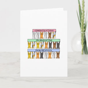 Preschool Graduation Congratulations Card