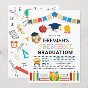 Preschool Graduation Invitation