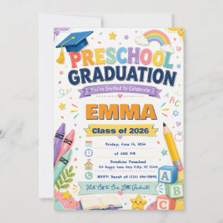Preschool Graduation Invitation | Class of 2026