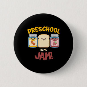 Preschool Is Jam Cute Peanut Butter Jelly Teacher 6 Cm Round Badge