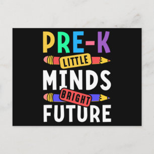 Preschool Kids Back to School Little Minds Bright Holiday Postcard