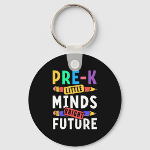 Preschool Kids Back to School Little Minds Bright Key Ring