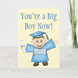 Preschool / Kindergarten Boy Graduation Card