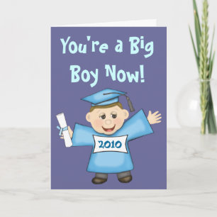 Preschool / Kindergarten Boy Graduation Card