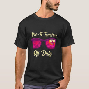 Preschool kindergarten educator off duty teacher   T-Shirt