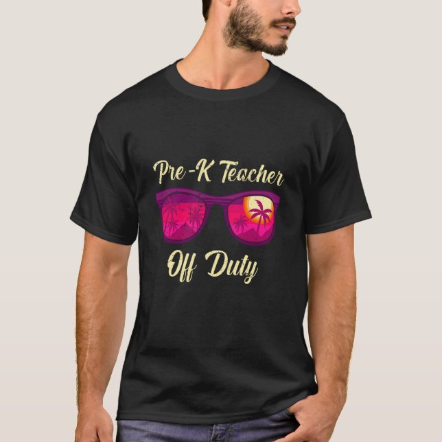Preschool kindergarten educator off duty teacher   T-Shirt (Front)
