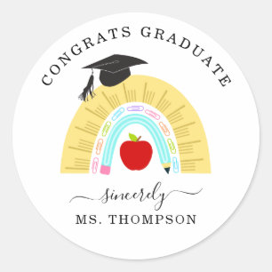Preschool / Kindergarten Graduation Favour Sticker