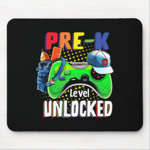 Preschool Level Unlocked Byck To School Video Game Mouse Mat