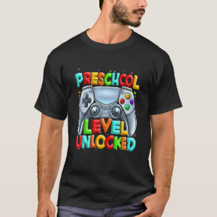 Preschool Level Unlocked Gamer Back To School Pres T-Shirt