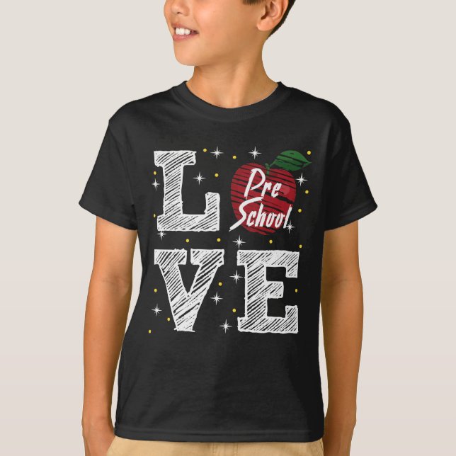 preschool love T-Shirt (Front)