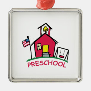 PRESCHOOL METAL TREE DECORATION