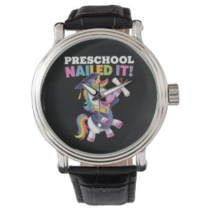 Preschool Nailed It Unicorn Graduation Cap Watch