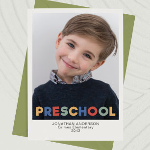 PreSchool Photo Keepsake Notecard