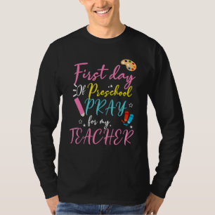 Preschool Pre K Back To School First Day Of Schoo T-Shirt