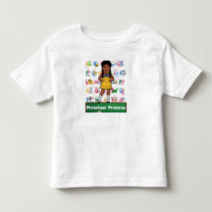 Preschool Princess Black Girl Magic Back To School Toddler T-Shirt
