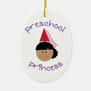 Preschool Princess Ceramic Tree Decoration
