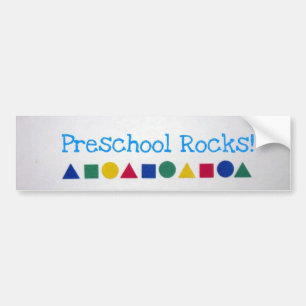 Preschool Rocks! Bumper Sticker