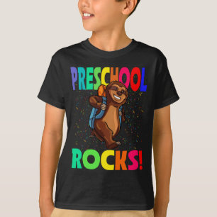 Preschool Rocks Sloth Back To School T-Shirt