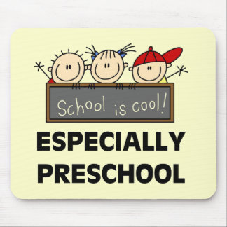 Preschool School is Cool Tshirts and Gifts Mouse Mat