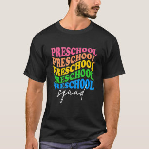 Preschool Squad First Day Of School Trendy Kids T-Shirt