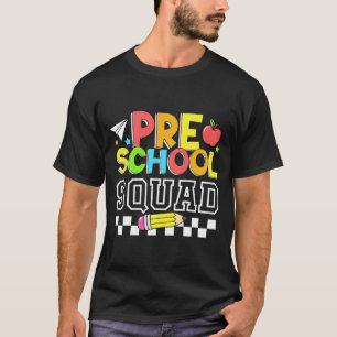 Preschool squad happy first day of school kids T-Shirt