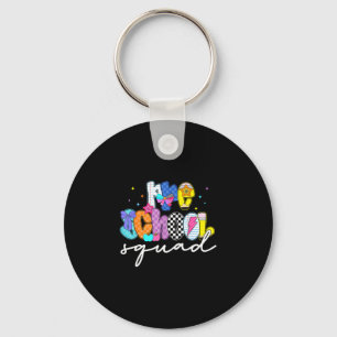 Preschool squad teacher student kids pre-k back to key ring