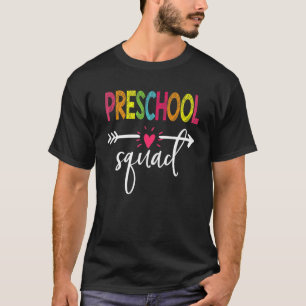Preschool Squad Teacher Student Team Back To Schoo T-Shirt