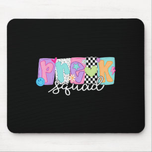 Preschool Squad Team Pre-k Crew Back To School Tea Mouse Mat