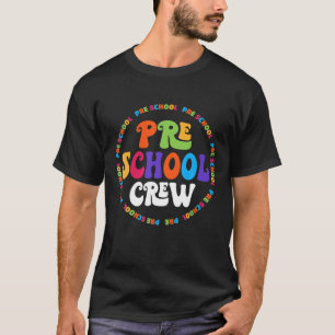 Preschool Squad Tie Dye Students Teachers Back To T-Shirt