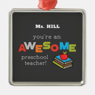 Preschool Teacher Appreciation Day, Awesome Metal Tree Decoration