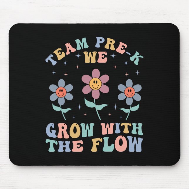 Preschool Teacher Appreciation Team Pre-k Grow Wit Mouse Mat (Front)