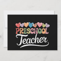 Preschool Teacher First Day Groovy Back To School 