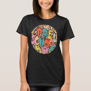 Preschool Teacher Leopard Back To School Boy Girl T-Shirt