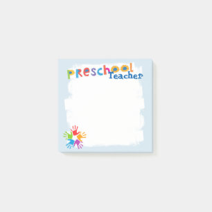 Preschool Teacher Post-it Notes