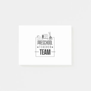 Preschool Teacher Team Post-it Notes