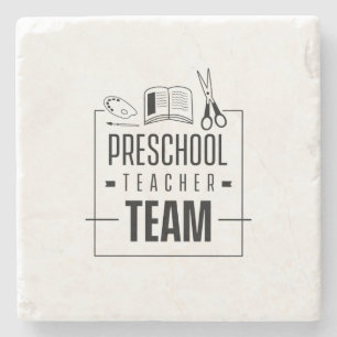 Preschool Teacher Team Stone Coaster