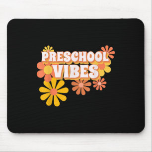 Preschool Teacher Team Vibes Back To School First Mouse Mat