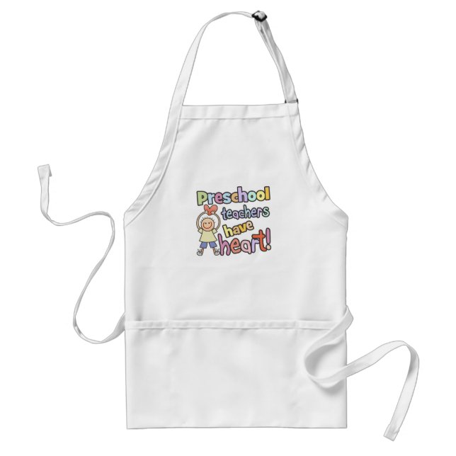 Preschool Teachers Have Heart Standard Apron (Front)