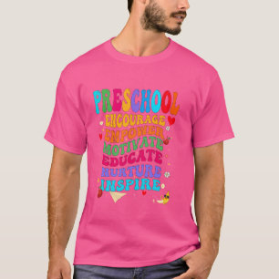 Preschool Team Back To School Tour Teacher Student T-Shirt