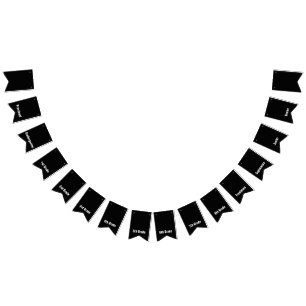 Preschool to Senior Graduation School Years Bunting