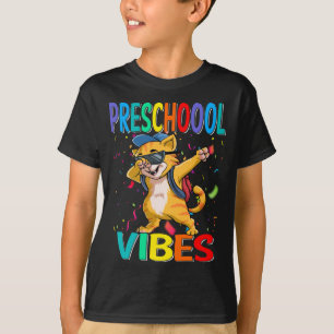 Preschool Vibes Cat Back To School T-Shirt