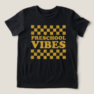 Preschool Vibes First Day of School Tri-Blend Shirt