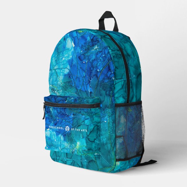 Preschool Watercolor Backpack (Back Corner Right)