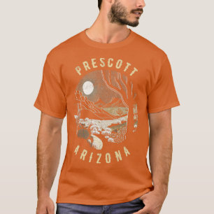 Prescott Arizona Desert At Night Painting2 T-Shirt