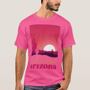 Prescott Arizona Desert Illustration Vintage Souve T-Shirt