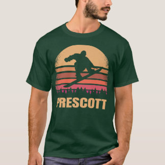 Prescott Arizona Snowboarding Outdoor Vintage AZ 8 T-Shirt