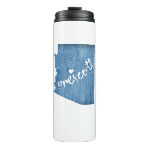 Prescott Arizona Wood Grain Thermal Tumbler
